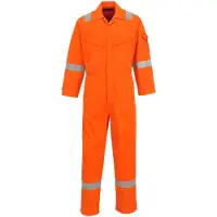 Portwest Kombinación Araflame, color plateado: naranja, talla 52 -