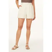 Scotch & Soda Tailored Pleat Shorts White Cap Grey Talla: W25 | Pantalones Cortos Outlet | Mujer | Blanco