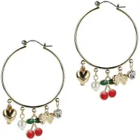 Otazu Dangling Charms Cherry Talla: OS | Pendientes Outlet | Mujer