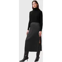 AllSaints Vittoria Dress Black Talla: S | Vestidos Midi Outlet | Mujer | Negro