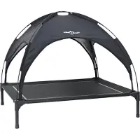 vidaXL Cama para perros , 90 x 81 x 80,5 cm, acero, color