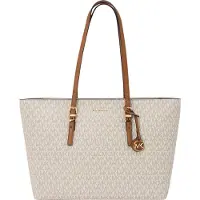 Michael Kors para mujer. 30T5GQNT9B Bolso Quinn beige (OSFA), Casual, PVC, outlet 2026.