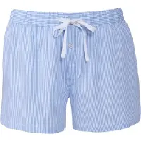 Ralph Lauren Pantalón de pijama azul claro / blanco