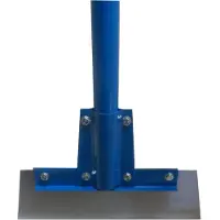 HBM Rasqueta de suelo de 300 mm con caña de fibra de vidrio de 1350 mm