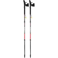 Guidetti - Bastones de trail/running - Silver Néo de Aluminio - Talla 125 cm - Rojo