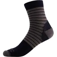 Stoic - Merino MTB Quarter Socks - Calcetines de ciclismo size 36-38, negro
