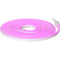 Eglo Flatneonled, tira de luces universal, para exteriores, color rosa, plástico, IP44, clase II