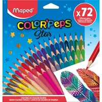 Maped Lápiz Color Peps Star Surtido 72 Unidades