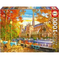 Educa Puzzle Otoño En Notre Dame 1000 Piezas