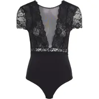 Pieces Body camiseta 'Sicca' negro