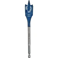 Bosch Broca de fresado plano, autocortante, hexagonal, 22 x 152 mm
