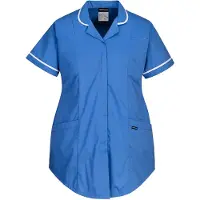 Portwest : Túnica premamá elástica, color azul oscuro, talla M