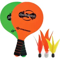 Schildkröt - Jazzminton Set - Juguetes para la playa size One Size, naranja/verde