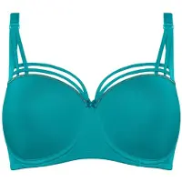 Marlies Dekkers Dame De Paris Lake Blue And Gold Balcony Bra Talla: 70D | Brasieres Outlet | Mujer | Azul
