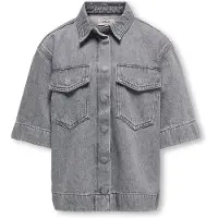 ONLY GIRLS Blusa gris denim