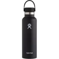 Hydroflask - Standard Mouth with Standard Flex Cap - Botella térmica size 621 ml, negro/gris