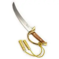 Claude Dozorme sable de champán Napoleon madera de olivo