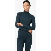 Super.natural - Women's Tundra 175 Turtleneck - Camiseta de manga larga size XS, azul
