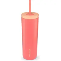 LifeStraw Go Steel Tumbler Apricot Pink, vaso con filtro de agua, 530 ml
