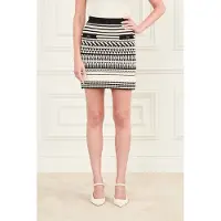 Guess Marciano By Arianna Stitched Ski Eggshell And Black Talla: XS | Mini Faldas Outlet | Mujer | Blanco