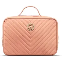 Gillian Jones Set De Accesorios De Belleza 2-room Traincase-coral