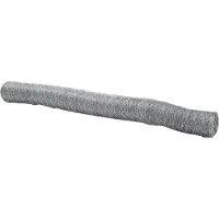 vidaXL Valla de malla de alambre, 1,2 x 100 metros, acero galvanizado, color plateado