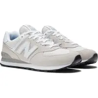 New Balance para hombre. ML574V3 Zapatillas 574 beige (38), Piel, Plano, Cordones, Casual, Gris, outlet 2026.