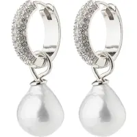 Pilgrim Pendientes 'Edele' plata