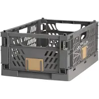 Day Cajas organizadoras apilables, color gris oscuro, 50 x 33 x 25 cm