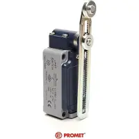 EMAS Interruptor de final de carrera L52, con carcasa metálica, 1NC+1NO, palanca con rodillo de plástico. Modelo: T0-L52K13MEP123
