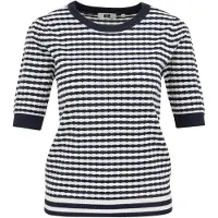 We fashion Knitted Pullover Navy Blue Talla: XS | Sudaderas con Capucha Outlet | Mujer | Azul