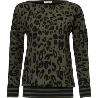 HEINE Jersey oliva / negro