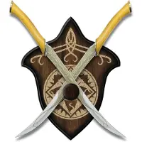United Cutlery Réplica De Daga Lord Of The Rings Fighting Knives Of Legolas