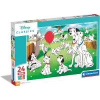 Clementoni Maxi Puzzle 101 Dálmatas Disney 24 Piezas