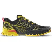 La Sportiva - Zapatillas de trail - Bushido III Black/Yellow - Talla 43,5 - Negro