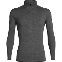 Icebreaker - 260 Tech L/S Half Zip - Ropa interior merino size S, gris
