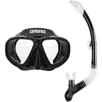 Arena - Kid's Premium Snorkeling Set Junior - Kit de snorkel size One Size, negro