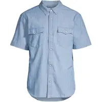 Levi's Short Sleeve Relaxed Fit Western Shirt Talla: L | Camisas Casuales Outlet | Hombre