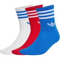 Adidas adidasCalcetín clásico 3-Stripes 3 Pairs 40-42 Better Scarlet / Blue / White Unisex