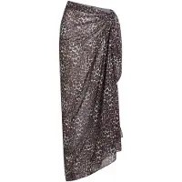 Karl Lagerfeld Karl Signature Sheer Pareo Signature Leopard Talla: OS | Toallas Outlet | Mujer