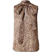 Guess Marciano GUESS Alanis Bow Sl Blouse Charming Leopard All Talla: 46 | Blusas Outlet | Mujer