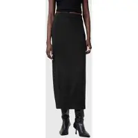 AllSaints Antonia Skirt Black Talla: XS | Faldas Midi Outlet | Mujer | Negro