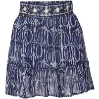 KOROSHI Falda navy / genciana / azul pastel / gris