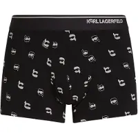 Karl Lagerfeld Calzoncillo boxer 'Ikon' greige / negro / offwhite