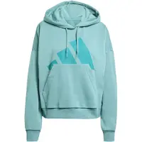 Adidas adidasSudadera con capucha Essentials Big Logo French Terry Loose S Powder Teal Mujer