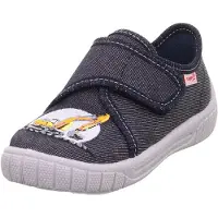 Superfit Zapatillas de casa 'BILL' marino / amarillo / gris / blanco