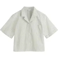Mela London Camiseta para dormir 'HANSIKA' verde / offwhite
