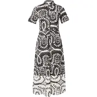 White Stuff Rua Jersey Shirt Dress Black Print Talla: 6 REGULAR | Vestidos Midi Outlet | Mujer | Negro