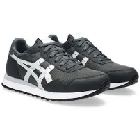 Asics unisex. 1203A612 Zapatillas Tiger Runner Ii negro, gris (43.5), Plano, Cordones, Casual, outlet 2026.
