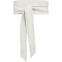 Iro Paris Neraday Optical White Talla: 70 | Cinturones Outlet | Mujer | Blanco